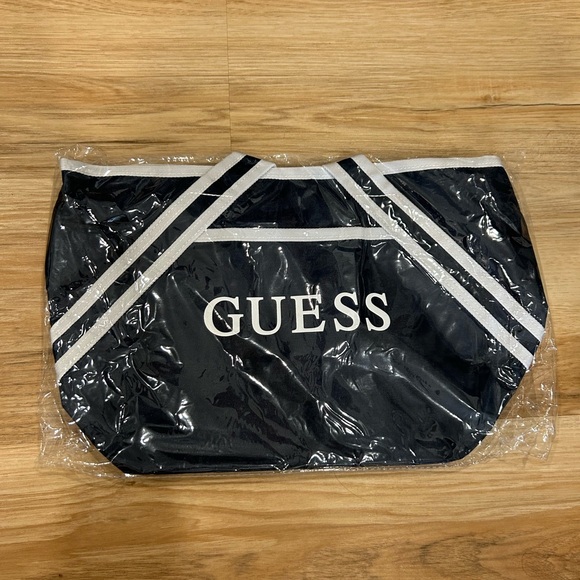 Guess Handbags - Guess Navy and White Lunch Bag